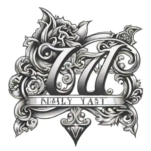 Nealy Last Name 777 Symbol Within Birthdate Incorporated