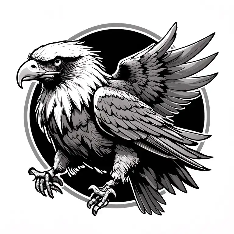 Mechanical Eagle Holding
