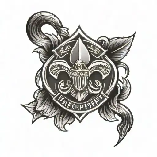 Boy Scout Of The Philippines Logo Tattoo Design