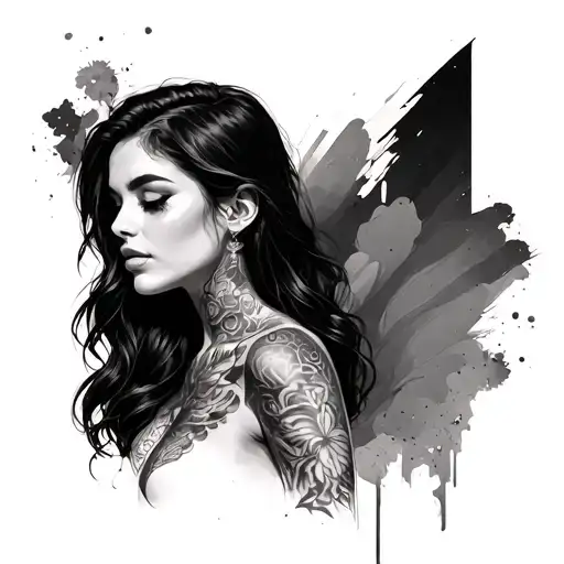 Woman Wearing