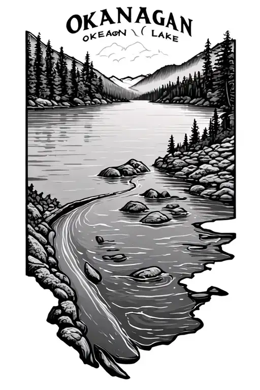 Map Of Okanagan Lake