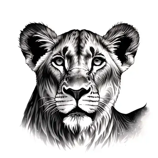 Lioness And Cub