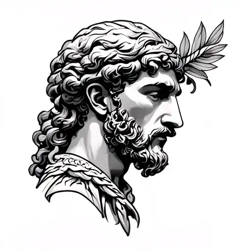 Greek Philiosopher With Cogito Ergo Sum