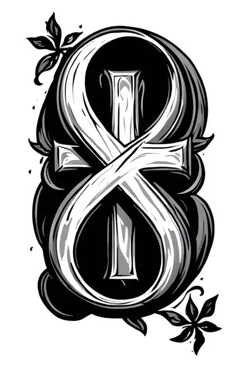 Cross Tattoo With A Semi Colon Symbol Morphing