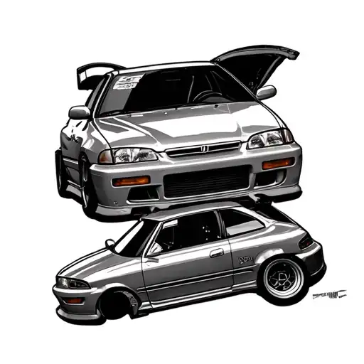 Honda Civic Eg6 And Friren