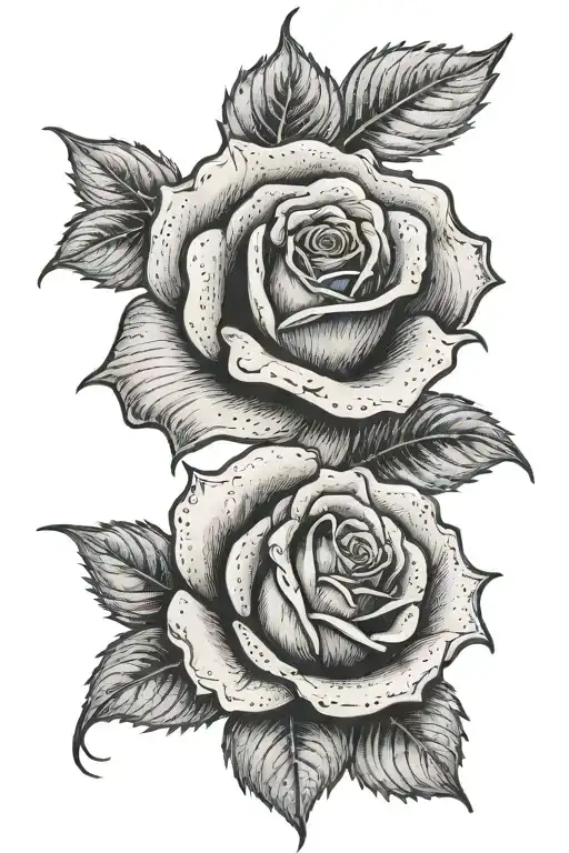 Rose With The Word 'Taurus'