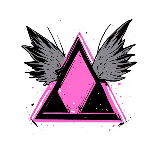 Upside Down Pink Triangle