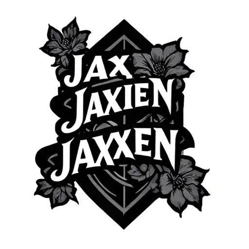 Make A Tattoo On A Arm Saying Jaxen Jaxen Jaxen