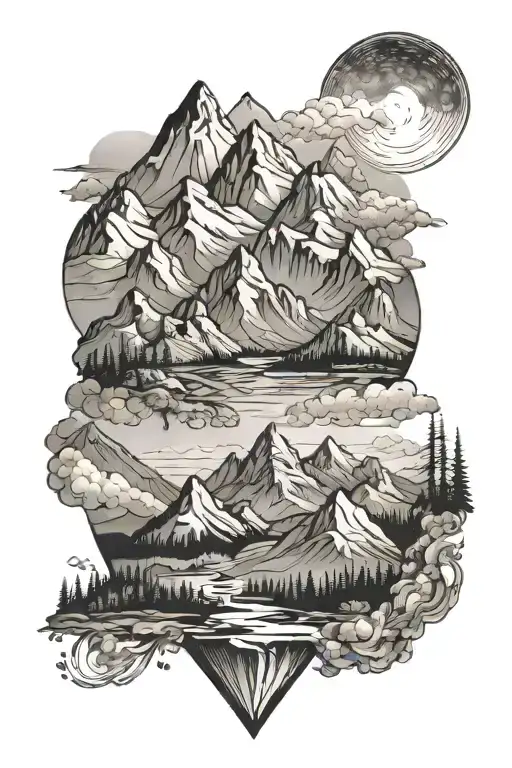 Mountains Panorama