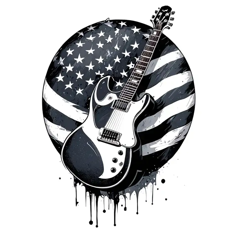 American Football Guitar