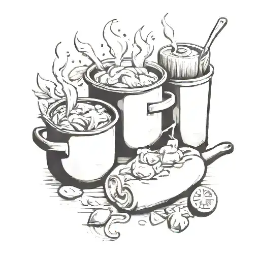 For A Trio Friends Cooking Themed