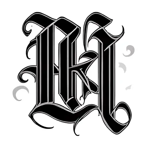 Word Renacimiento Calligraphy Inscription