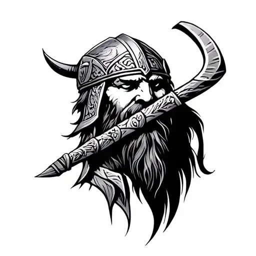 Viking Tatto Minimalisticc Band