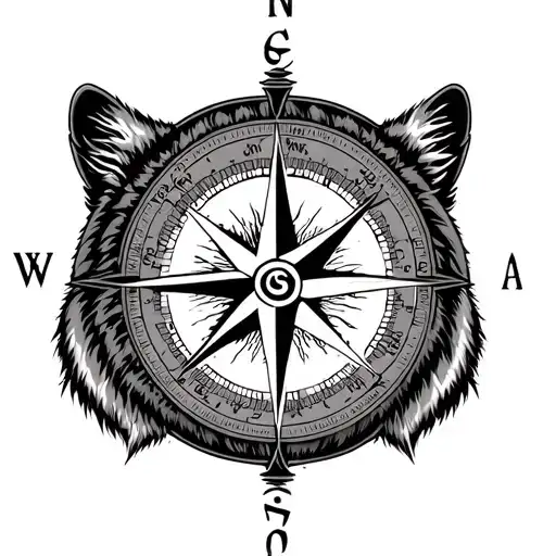 Compass Map Tiger Mountain