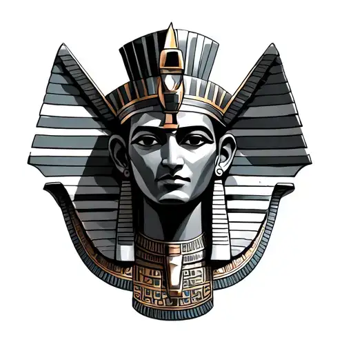 Egyptian God Amun Ra Shining