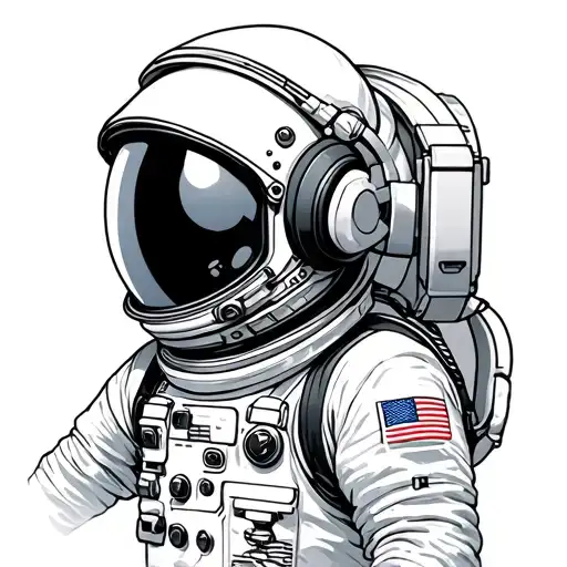 Astronaut With Headphones Amd