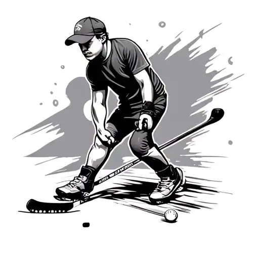 Golf And Hockey Stick