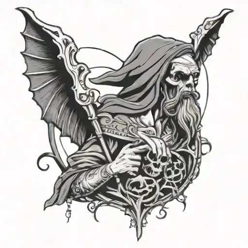 Ferryman Charon Neo Traditional Style
