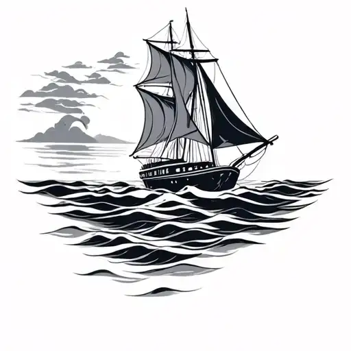 Sailboat Wind Sea