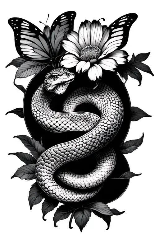 Snake Flower Butterfly