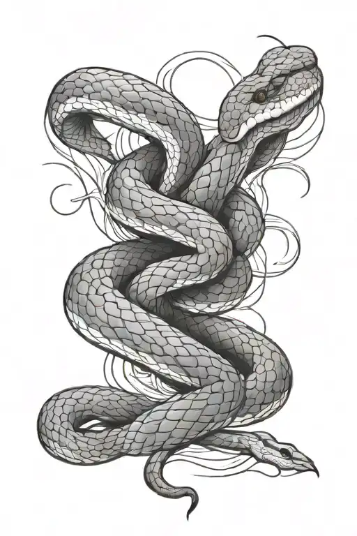 Snake Wrapped