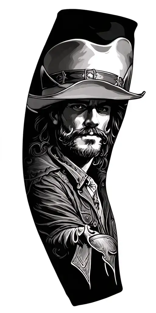 Arm Sleeve Western Theme