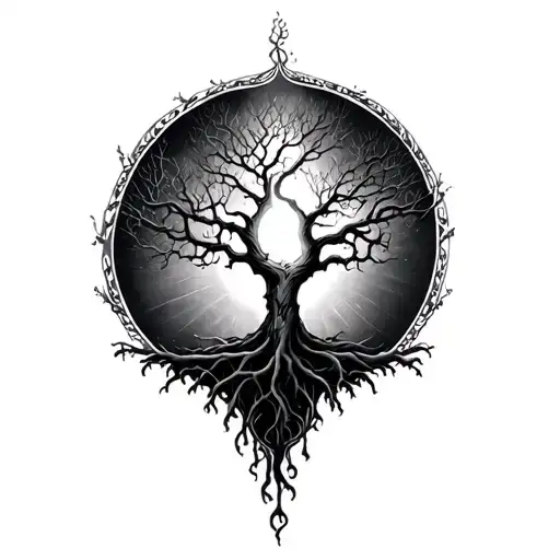 Poison Tree And Light Over Dark