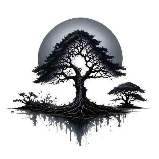 Poison Tree And Light Over Dark