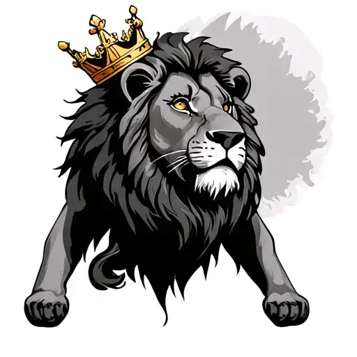 Lion With Crown