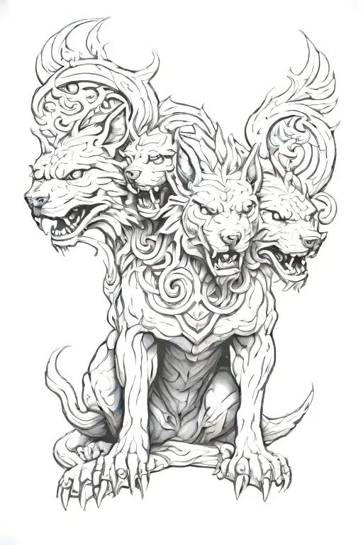 Cerberus Guarding The Gates