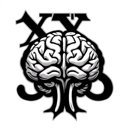 Brain Aneurysm Symbol With Roman Numerals