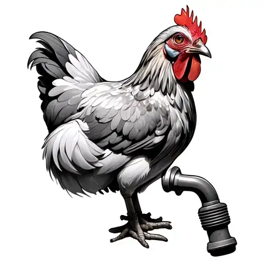 A Chicken As A Faucet