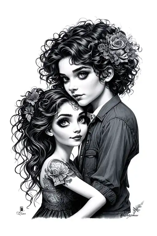 Jack Skallington Und Sally De Nigthmare