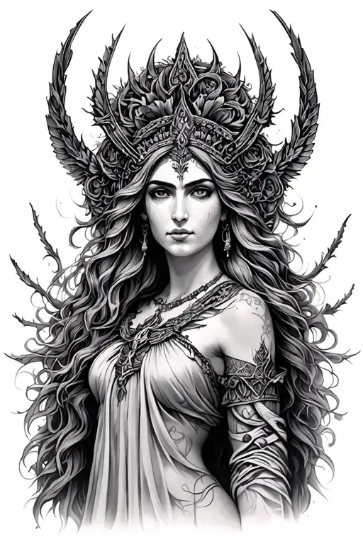 Freya Goddess Full Body