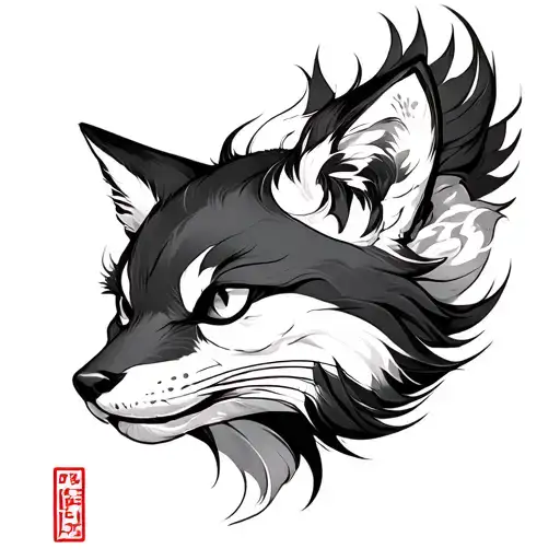 Japanese Kitsune Arm Sleeve