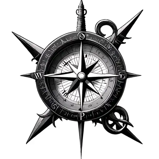 Compass With Familt Meaning