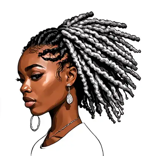 Black Woman With Locs