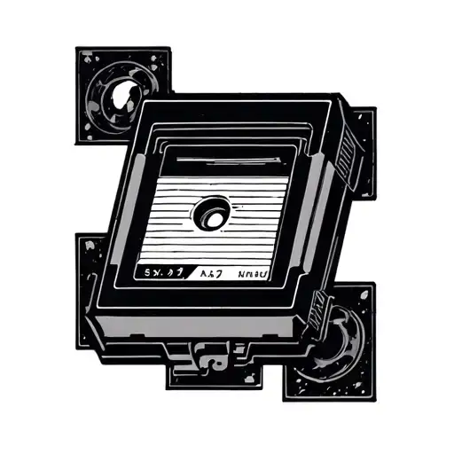 Japanese Film Cartridge Simple Lines