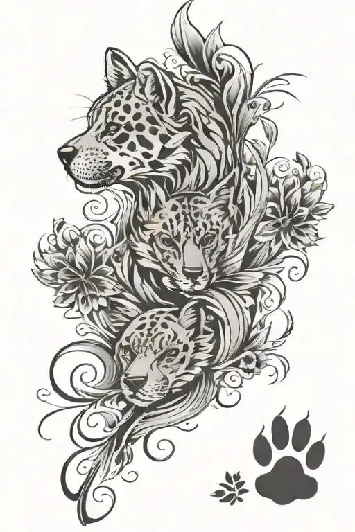 Paw Prints Trailing