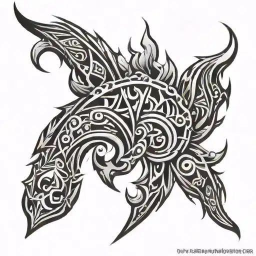 Tribal Fire Fore Arm