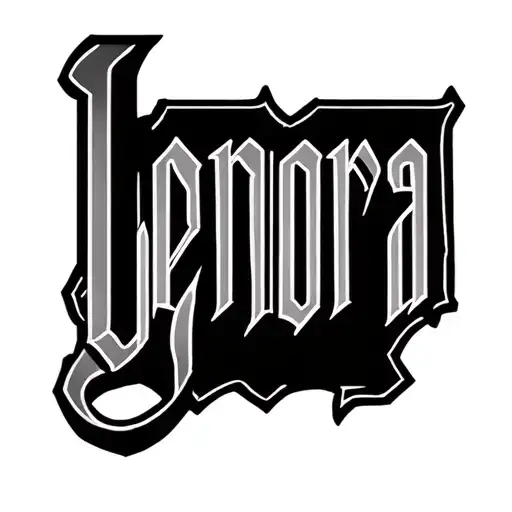 Genora Name Script