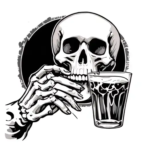 Skeleton Drinking