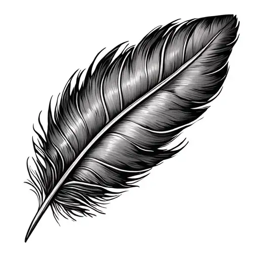 Buffalo Morphing Into Feather Feather Feather