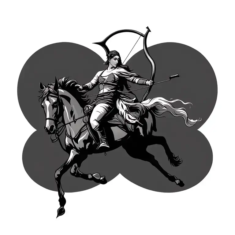 Sagittarius Archer Riding