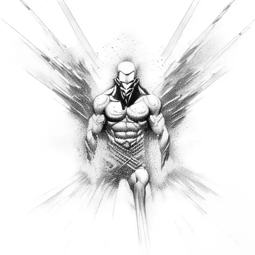 Wawe Splash Water Man Siluet