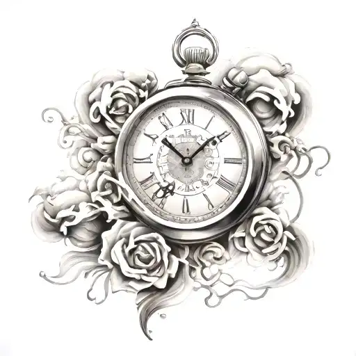 Digital Time Clock That Turns Into Clound