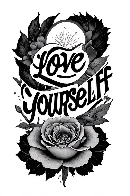 Love Yourself First Letter
