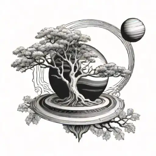 Saturn And World Tree