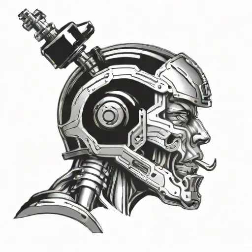 Cyborg In Hook