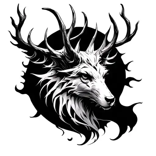 Patronus Tattoo Sketch